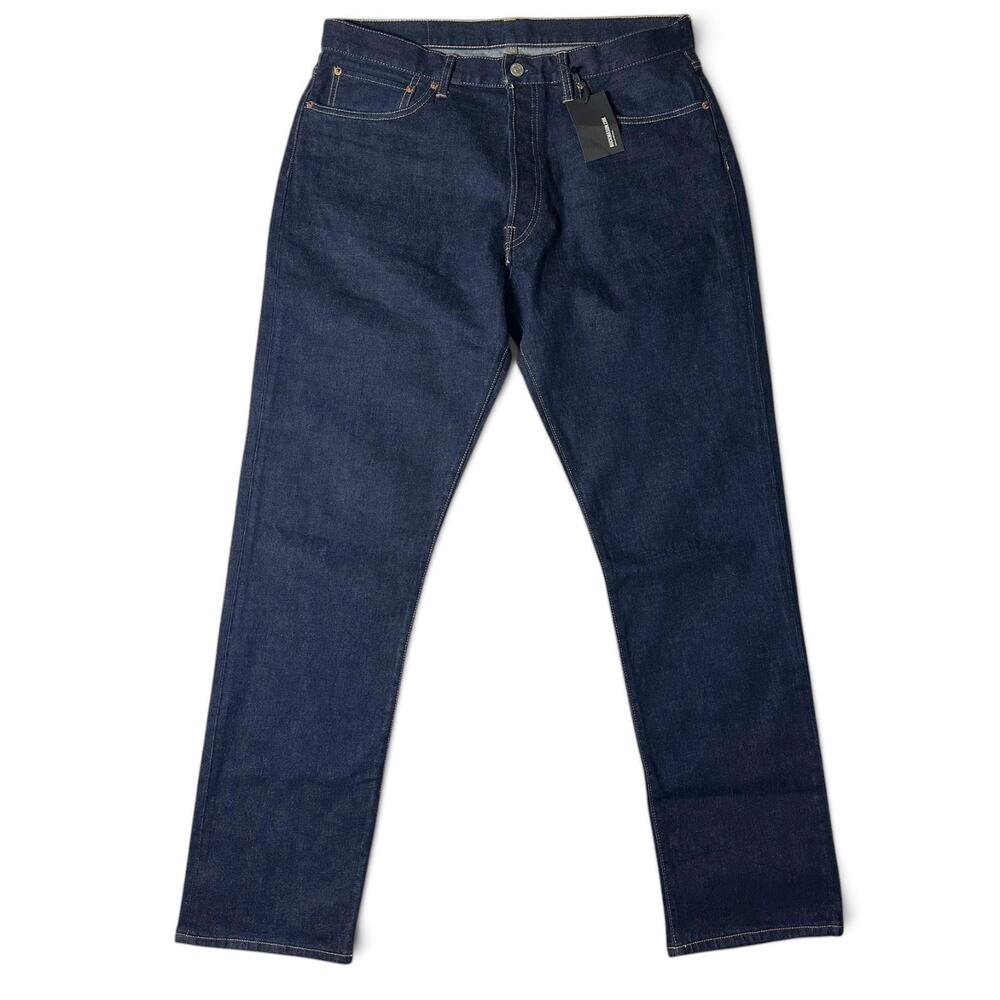 Buck Mason Ford Standard Jean Mens Size 36x34 Blue Dark Wash D001 FLAW NWT